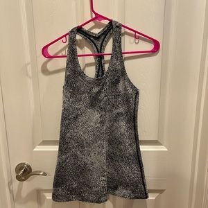 Lululemon Black and White Speckled Racerback!